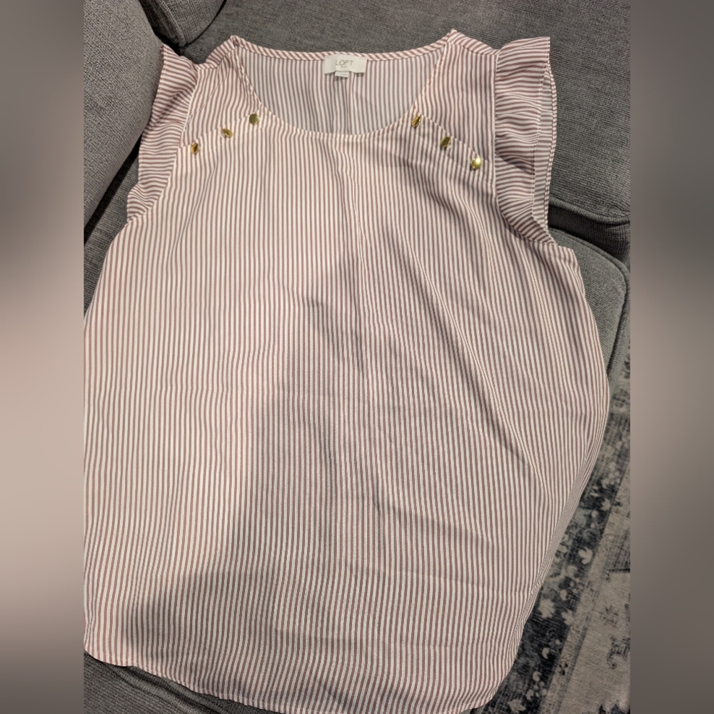 Ann Taylor loft sleeveless blouse